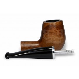 Cachimbo Bertoldi Elite Prateado Natural com Filtro Permanente